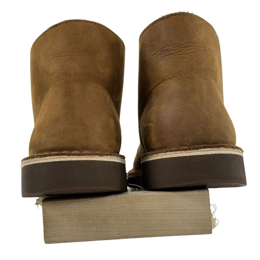Clark’s Brown Nubuck Leather Chukka Boots Men’s Size 7 - Picture 6 of 9